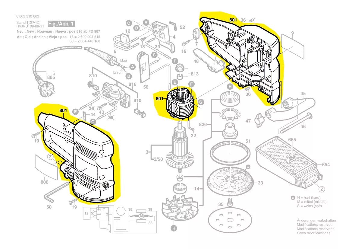 Stator 2 605 104 800 BOSCH